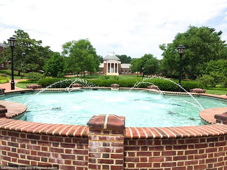 University of Delaware UD Fountain